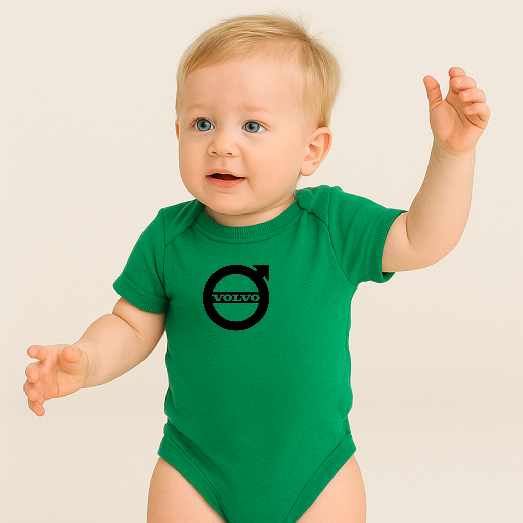 Volvo Car Baby Romper Onesie
